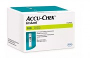 Accu Chek Instant, test paskowy do badania poziomu cukru we krwi - 100 sztuk