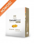 Cannabigold 10 mg, guma do ucia o smaku cynamonowo-mitowym - 6 gum - Super Nowo !