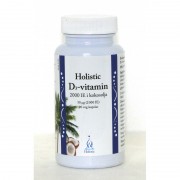 Holistic D3-vitamin 2000 i kokosolja witamina D3 cholekalcyferol ekologiczny olej kokosowy