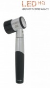HEINE Dermatoskop mini 3000 LED, kpl. z główką optyczną, płytką kontaktową ze skalą mm, rękojeścią bateryjną 2,5V, olejkiem dermatoskopowym - D-008.78.1091
