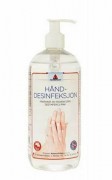 Hand-Desinfeksjon, płyn do dezynfekcji i higieny rąk, zawiera od 75 do 80 procent alkoholu - 500 ml1