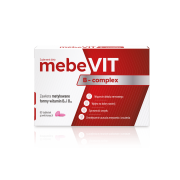 mebeVIT - B - complex - 60 tabletek powlekanych - zawiera metylowane formy witamin B9 i B12