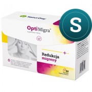 OptiMigra Spirulina, redukcja migreny - 60 kapsułek wegetariańskich - NaturDay - Natutralne Suplementy Diety !1