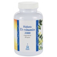 Holistic D3-vitamin 2000 cholekalcyferol 180 kaps