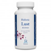 Holistic Lust Kvinna (dawniej Potent) suplement dla kobiet witamina B6 niacyna kwas foliowy organiczny magnez Dzigiel Litwor Kozieradka