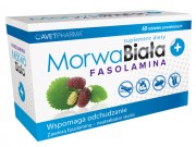 Morwa Biała + Fasolamina - 60 tabletek powlekanych -  Nowość !!1