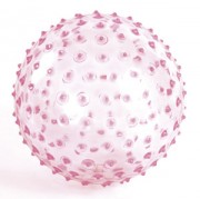 Piłka do rehabilitacji z kolcami różowa 28cm1