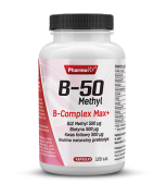 B-50 Methyl B-complex Max+, Kompleks witamin z grupy B, Pharmovit - 120 kapsułek1
