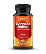 Cytryniec Chiski, Schisandra chinensis 4:1, 200 mg, Pharmovit - 90 kapsuek