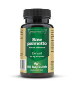 Saw palmetto, Palma sabaowa 400 mg, Pharmovit - 60 kapsuek