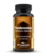 Teobromina, Z kakaowca waciwego, 24% teobrominy, Pharmovit - 90 kapsuek
